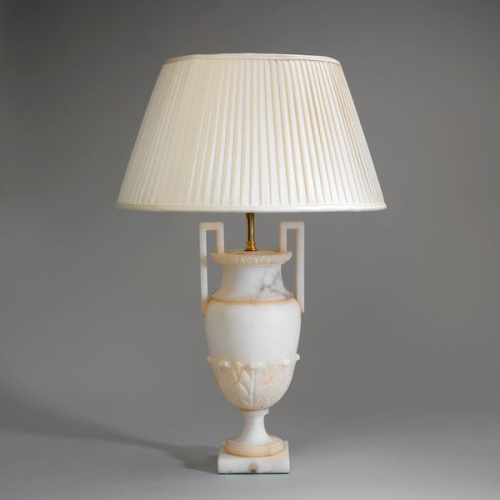 Фото №1 - Лампа настольная алебастровая ваза Amalfi(2S117827)