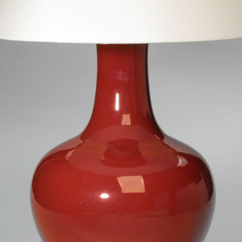 Фото №2 - Лампа настольная ваза Санг де Бёф(2S117867)