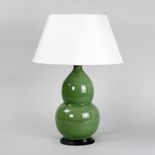 Фото №1 - Лампа настольная в форме тыквы Crackled Green(2S117836)