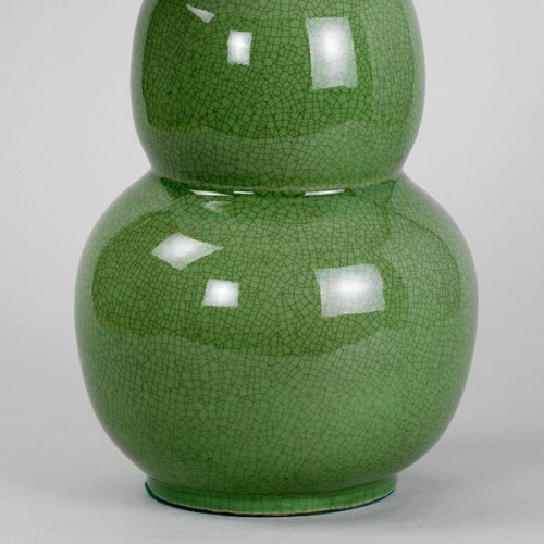Фото №2 - Лампа настольная в форме тыквы Crackled Green(2S117836)