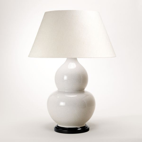 Фото №1 - Лампа настольная в форме тыквы Crackled White(2S117837)