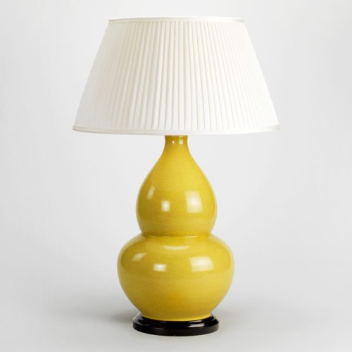 Фото №1 - Лампа настольная в форме тыквы Crackled Yellow(2S117838)