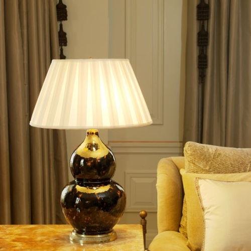 Фото №2 - Лампа настольная в форме тыквы Tortoiseshell(2S117840)