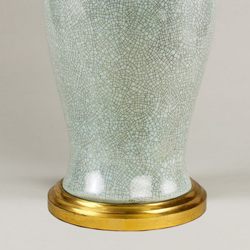 Фото №2 - Лампа настольная ваза "Рыбий хвост" Crackled Duck Egg(2S117842)