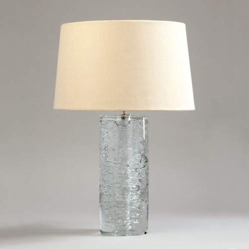 Фото №1 - Лампа настольная стеклянная  колонна Rutland(2S117905)