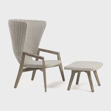 Фото №4 - Кресло с высокой спинкой Knit(ET013)
