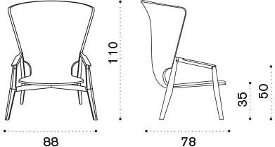 Фото №5 - Кресло с высокой спинкой Knit(ET013)
