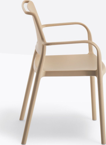 Фото №3 - Комплект из 4-ех пластиковых стульев с подлокотниками Ara(2S136706)