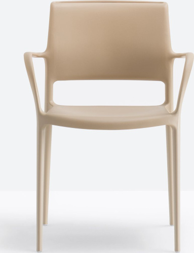 Фото №2 - Комплект из 4-ех пластиковых стульев с подлокотниками Ara(2S136706)